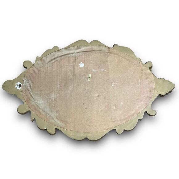 Floral Oval Wall Mirror with Pink Roses - Picture 7 of 14